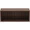 Lorell Storage Rack Panel System Open Storage Cabinet, 15.8 in D X 18.1 in H, 31.5 in W X Laminate, Walnut 90280 - alternate 2